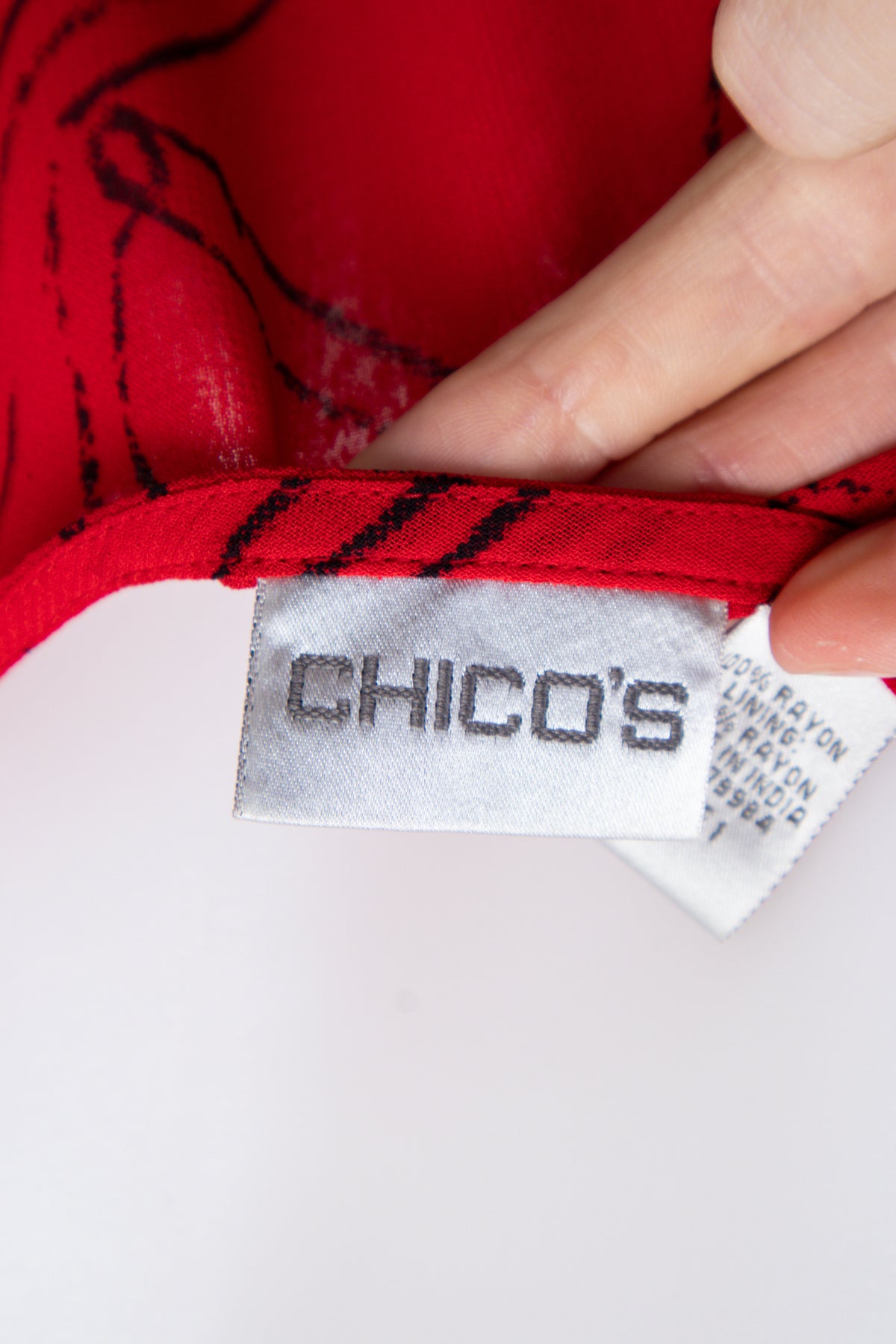 #137 Chico's Camisole Red | c. 207 | Size 12