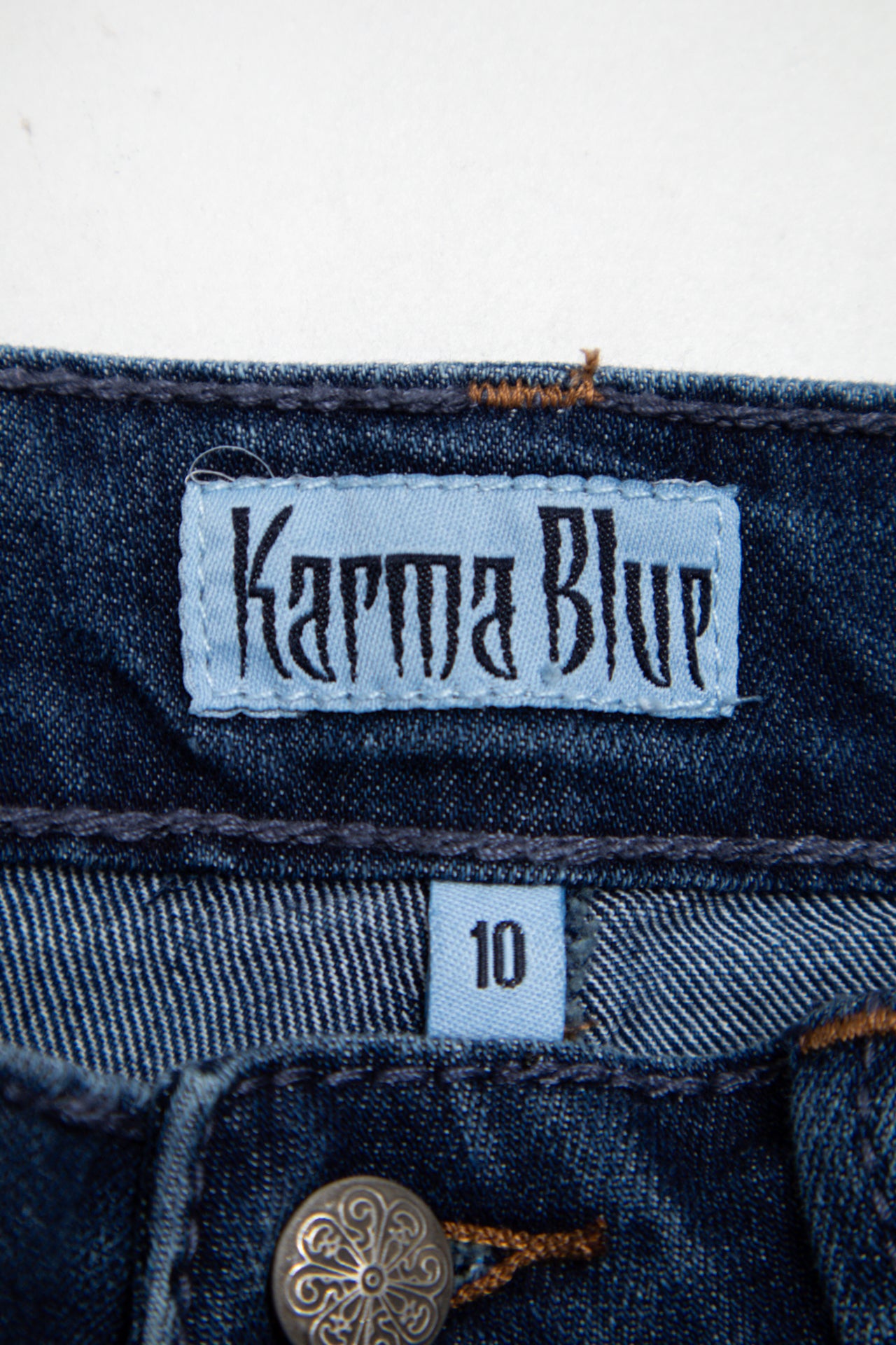 #58 Karma Blue Denim Shorts Blue | c. 179 | Size 4