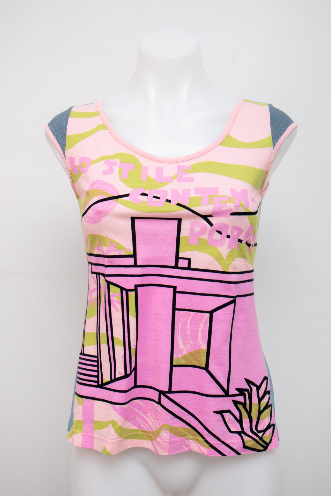 #088 Custod's Barcelona Tank Top Pink | c. 202 | Size 8