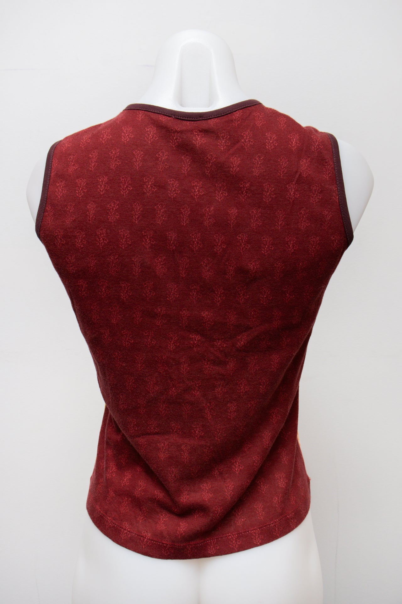 #22 Globe Tank Top Orange | c. 191 | Size 10