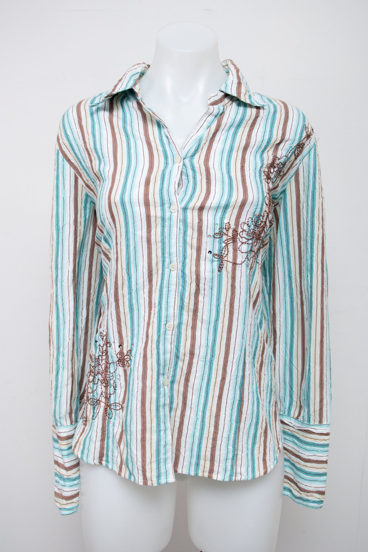 #048 Point Zero Long Sleeve Blue | c. 209 | Size 12