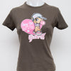 #86 Spirit T-shirt Brown | c. 196 | Size 12
