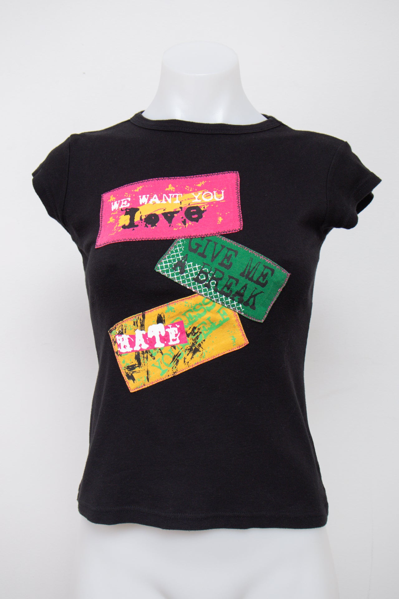 #044 Jennyfer T-shirt Black | c. 204 | Size 8