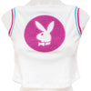 #19 Playboy Swim T-shirt White | c. 185 | Size 10
