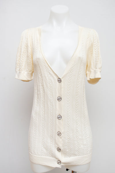 #36 Juicy Couture Juicy Couture White Cardi | c. 194 | Size 12