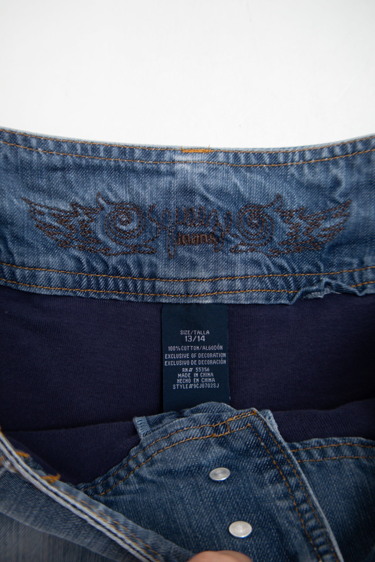 #138 Ymi Jeans Denim Mini Skirt Blue | c. 180 | Size 10