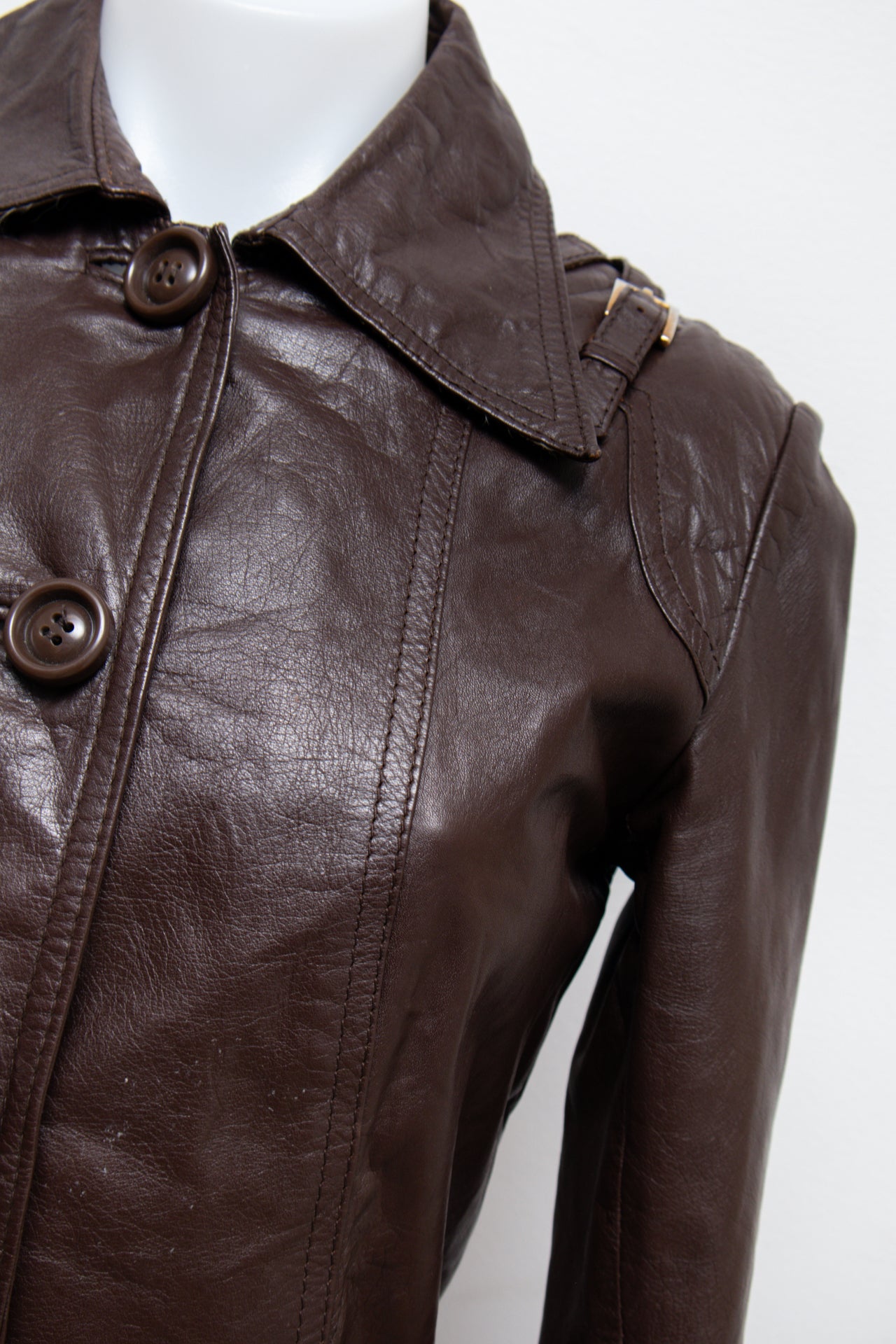 #107 Fashion Avenue Leather Corp. Pants Brown | c. 192 | Size 8