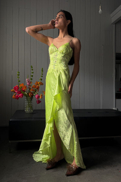 #162 Alfred Angelo Gown Green | c. 208 | Size 8