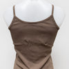 #91 Cdf Cami Top Brown | c. 188 | Size 6/8