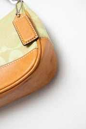 #191 Coach Shoulder Bag Green | c. 202 | Size