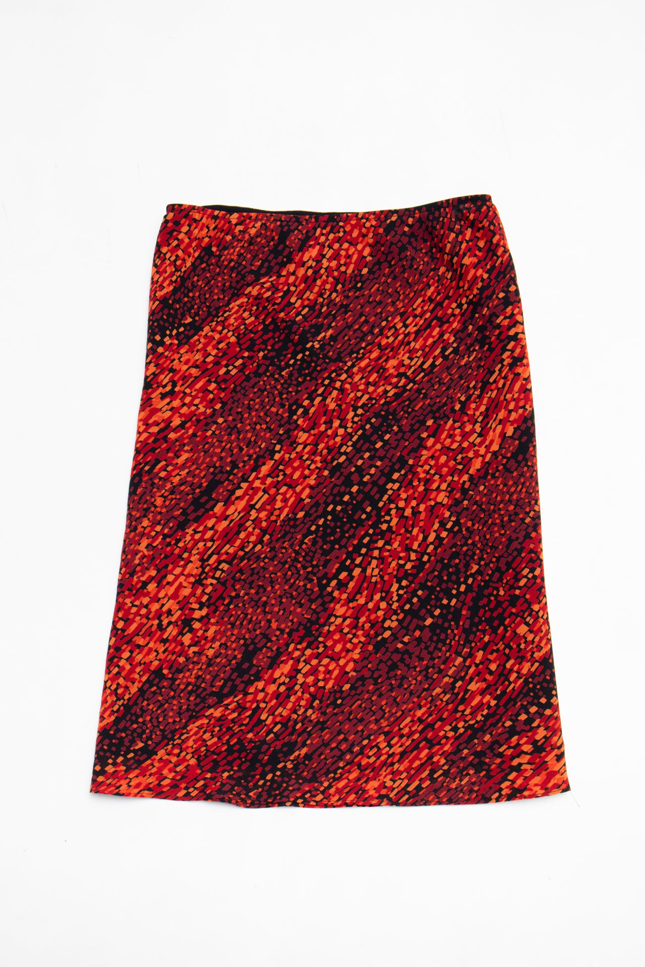 #109 New York & Company Long Skirt Red | c. 213 | Size 10