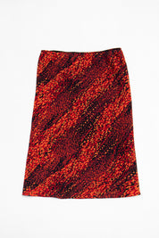 #109 New York & Company Long Skirt Red | c. 213 | Size 10