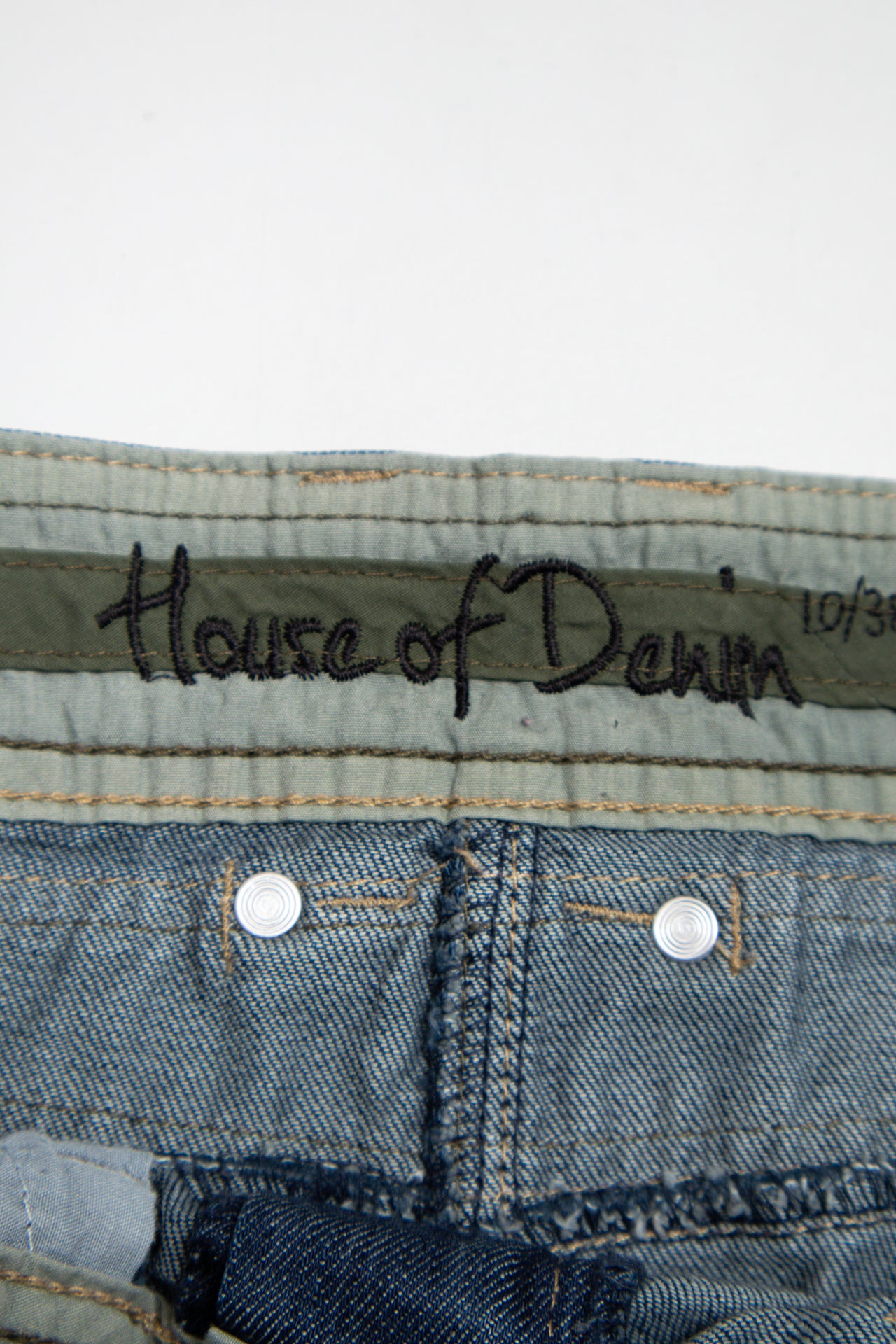 #185 House Of Deron Mini Skirt Blue | c. 188 | Size 12