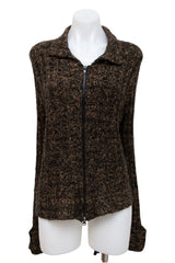 #112 Kathy Ireland Jumper Top Brown | c. 197 | Size 10