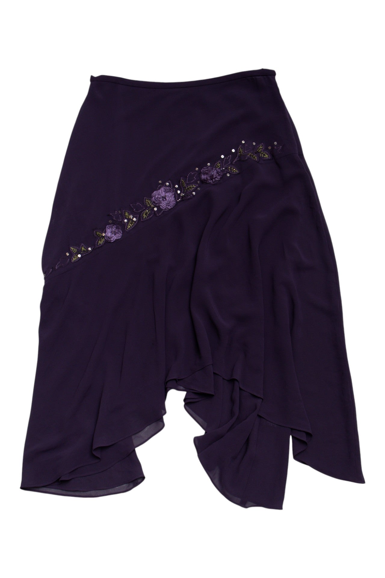 #171 Adrianna Papell Skirt Purple | c. 197 | Size 10