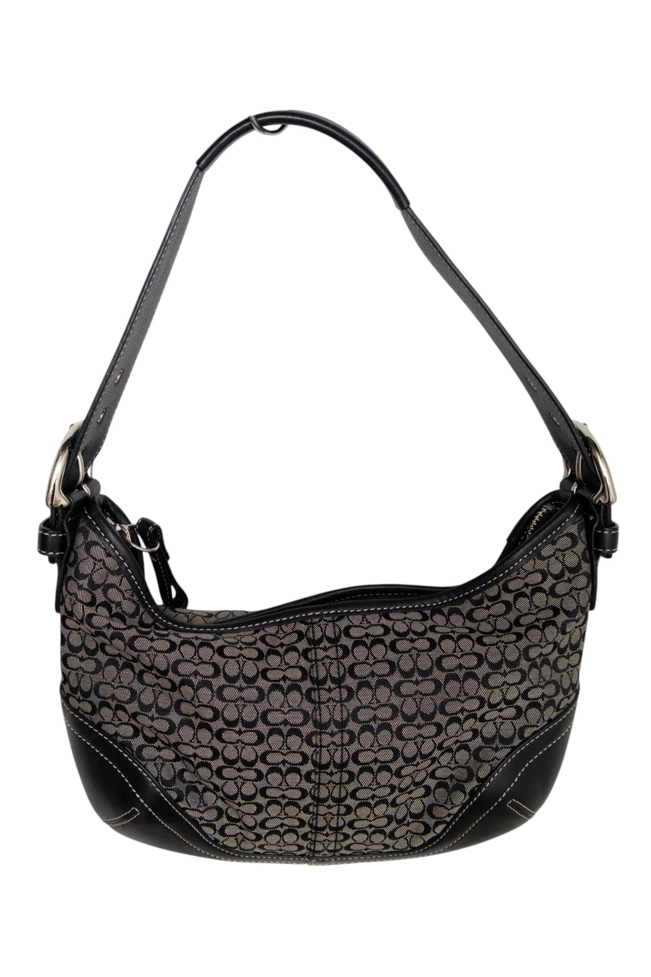 #169 Coach Shoulder Bag Black | c. 187 | Size