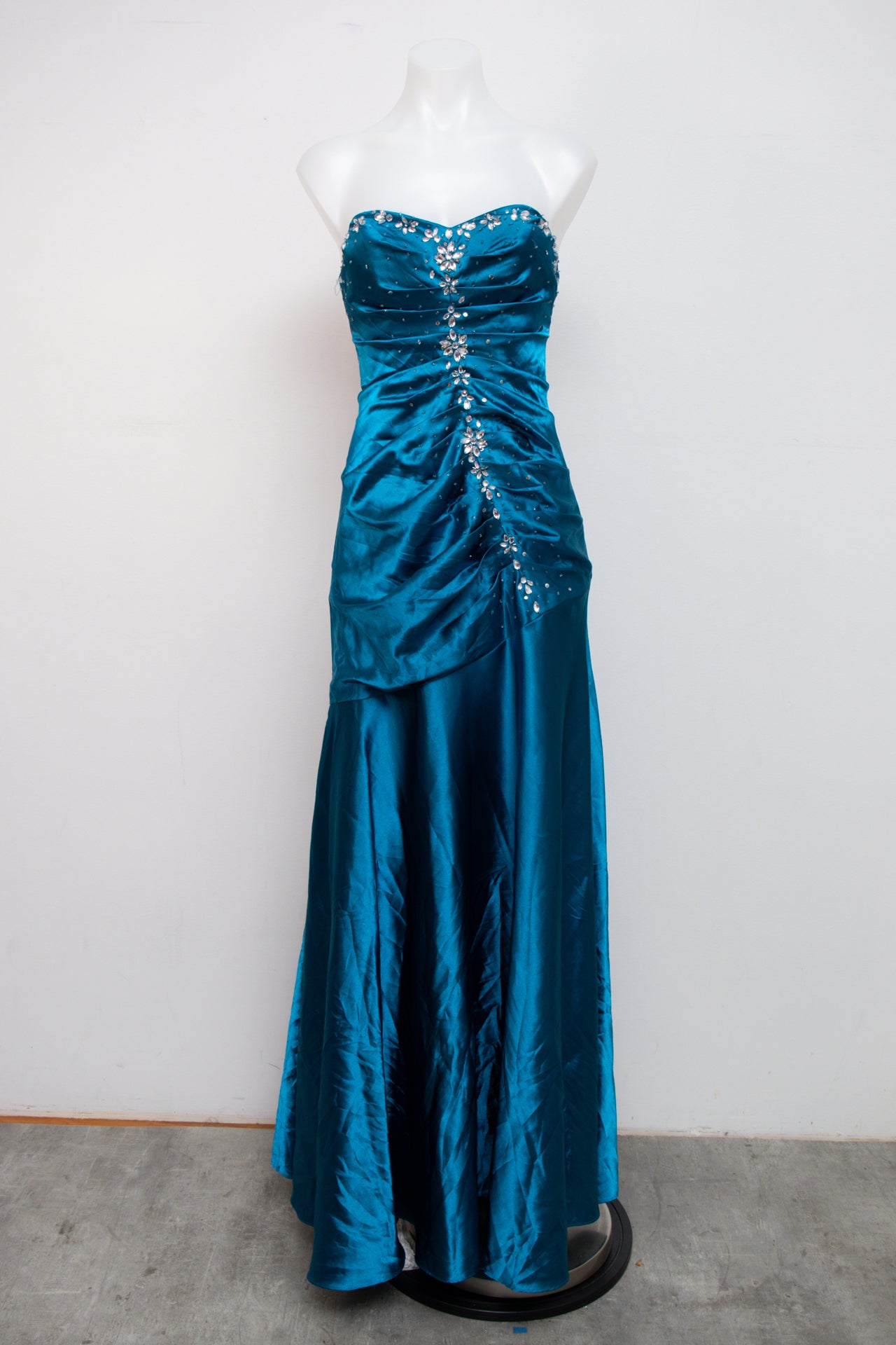 #162 Jump Apparel By Wendy Chaitin Dress Blue | c. 205 | Size 8