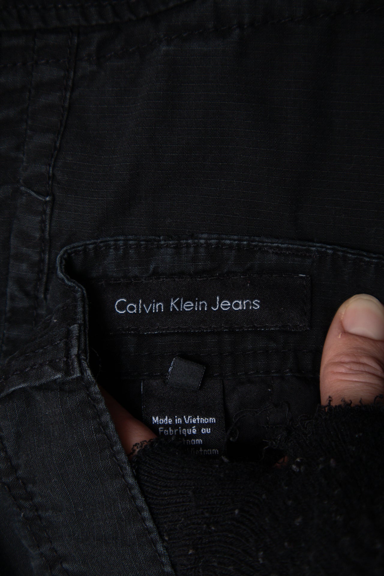 #150 Calvin Klein Jeans Shorts Black | c. 189 | Size 14