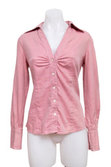 #056 Ann Taylor Loft Long Sleeve Pink | c. 214 | Size 6