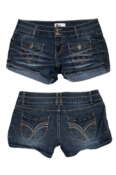 #190 So Booty Short Blue | c. 209 | Size 8