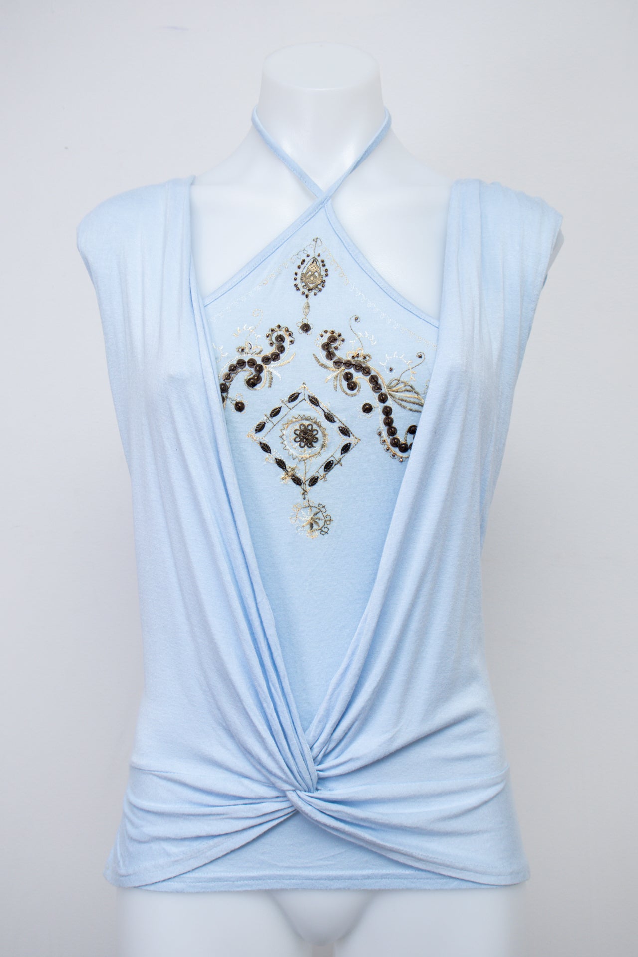#086 Cami Top Blue | c. 200 | Size 10