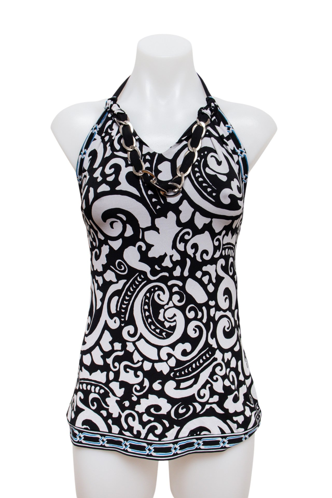 #89 White House Black Market Halter Top Black | c. 187 | Size 8