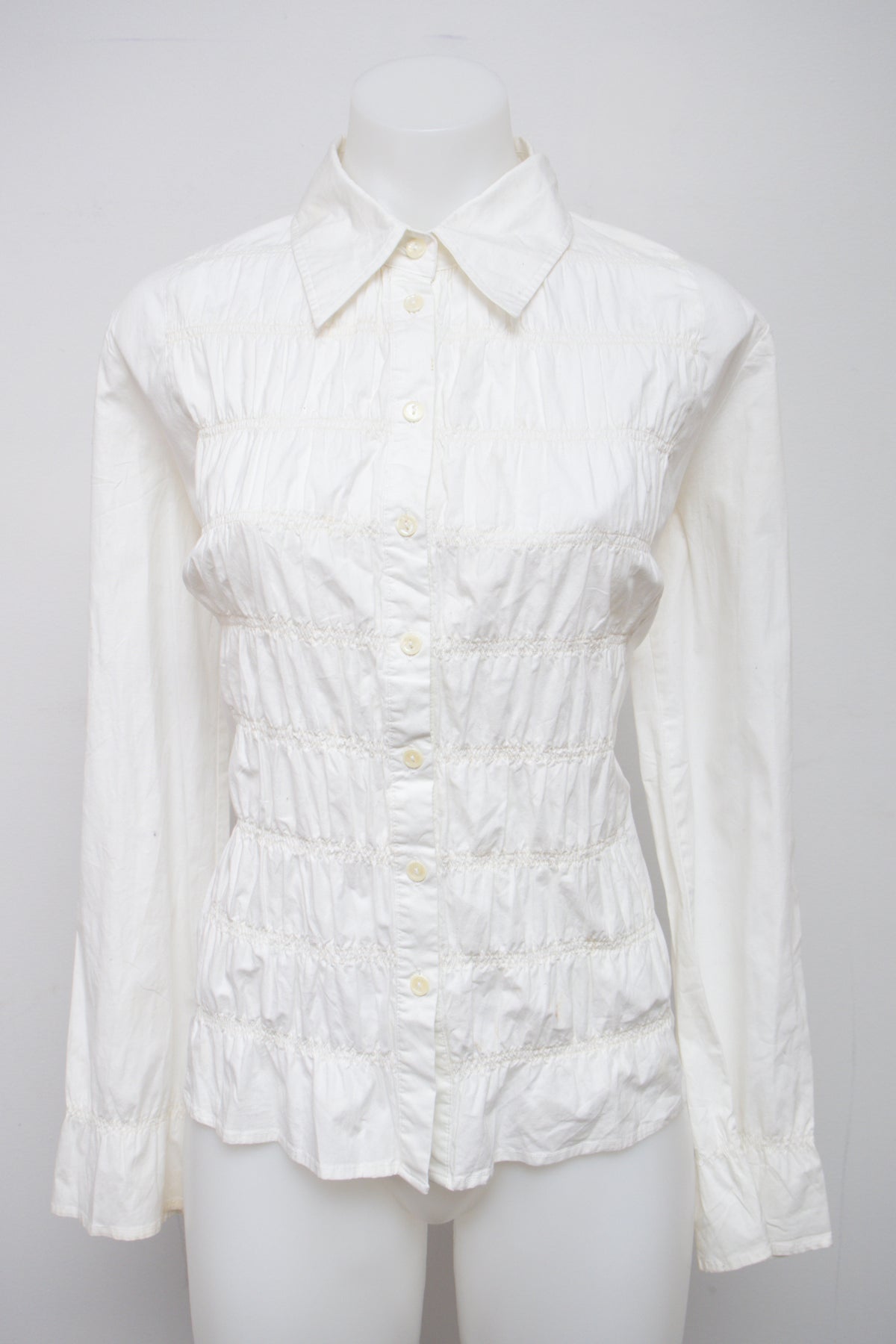 #045 Dstudio Long Sleeve White | c. 209 | Size 8