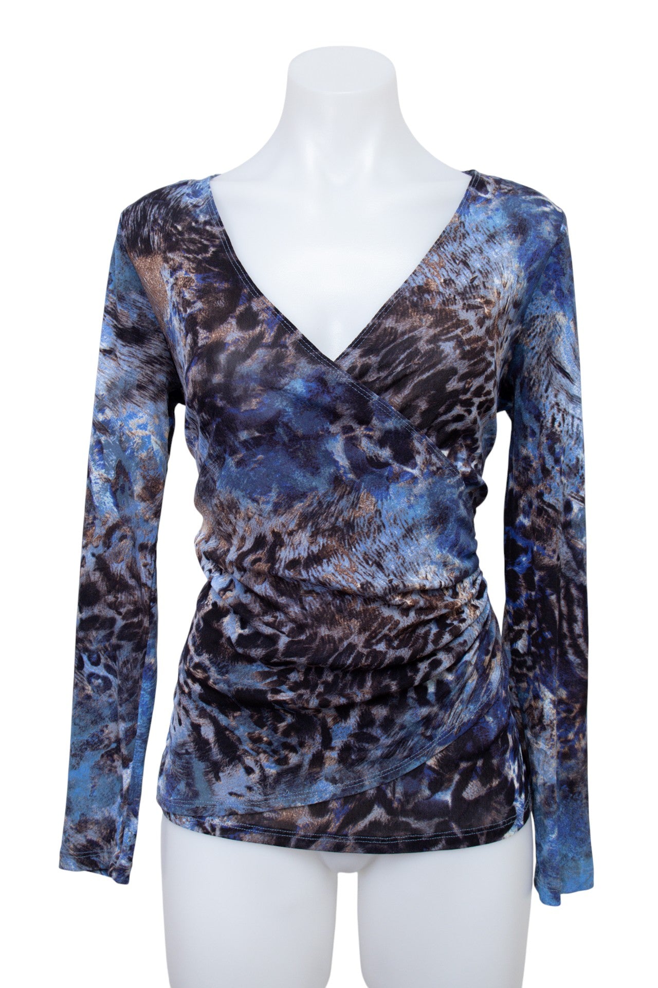 #070 Karen Kane T-shirt Blue | c. 200 | Size 10/12