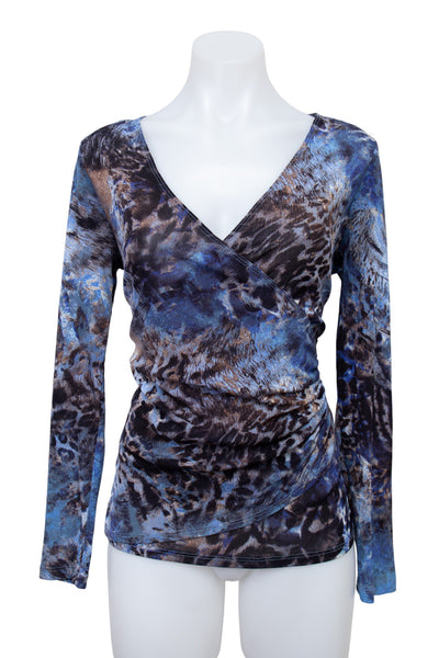#070 Karen Kane T-shirt Blue | c. 200 | Size 10/12