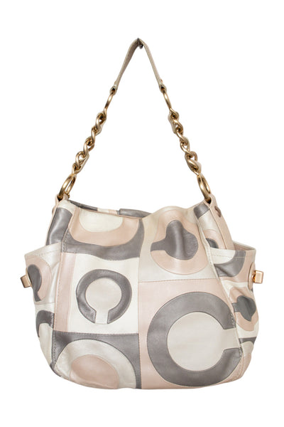 #174 Coach Shoulder Bag Beige | c. 206 | Size