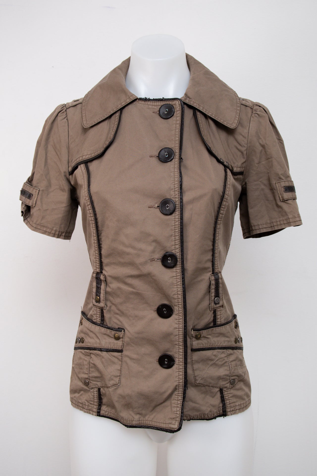 #104 Promod T-shirt Brown | c. 200 | Size 10