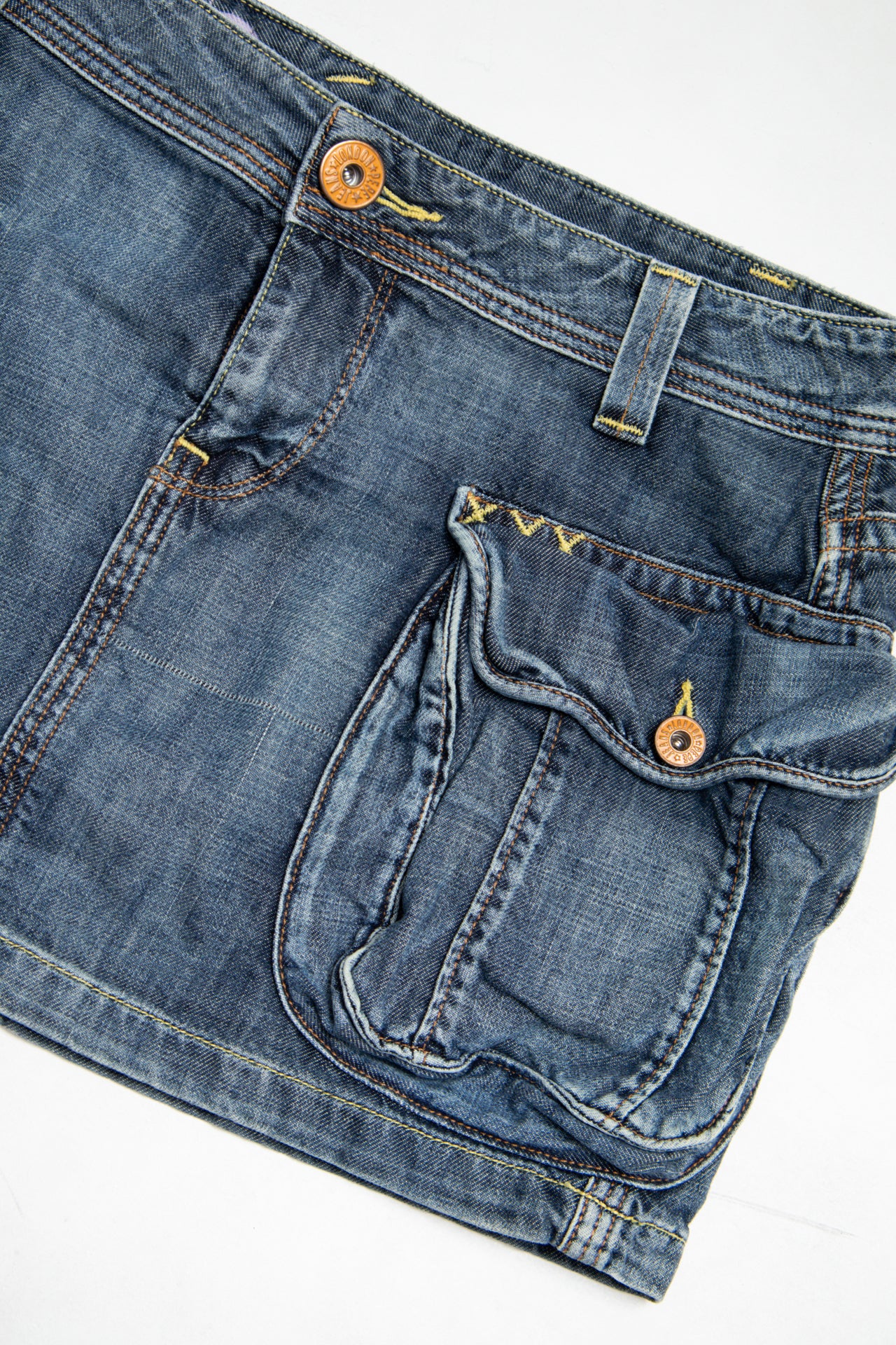 #55 Pepe Jeans London Denim Mini Skirt Blue | c. 179 | Size 8