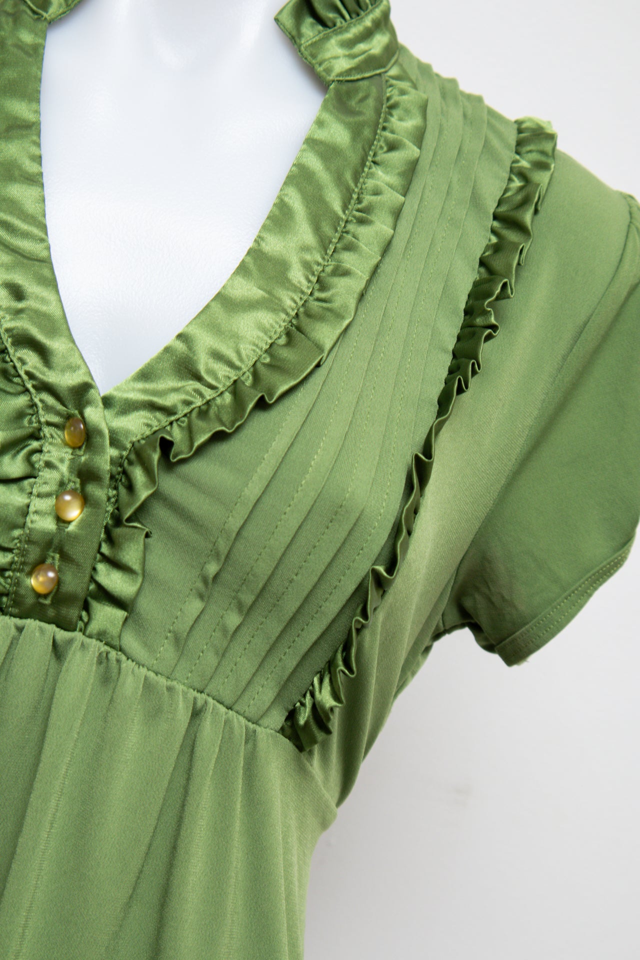 #046 Heart Soul Camisole Top Green | c. 203 | Size 10