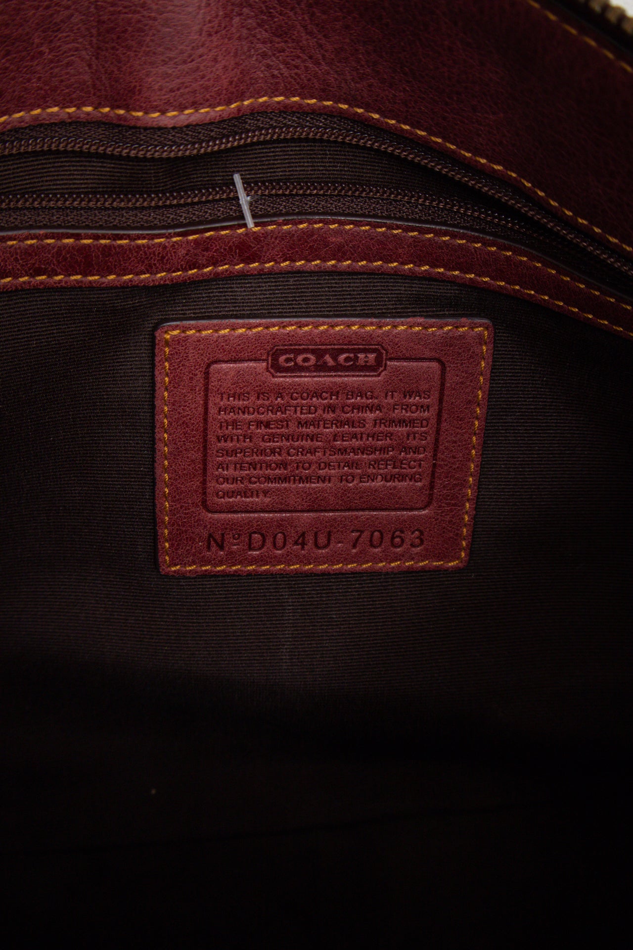 #153 Coach Shoulder Bag Brown | c. 187 | Size