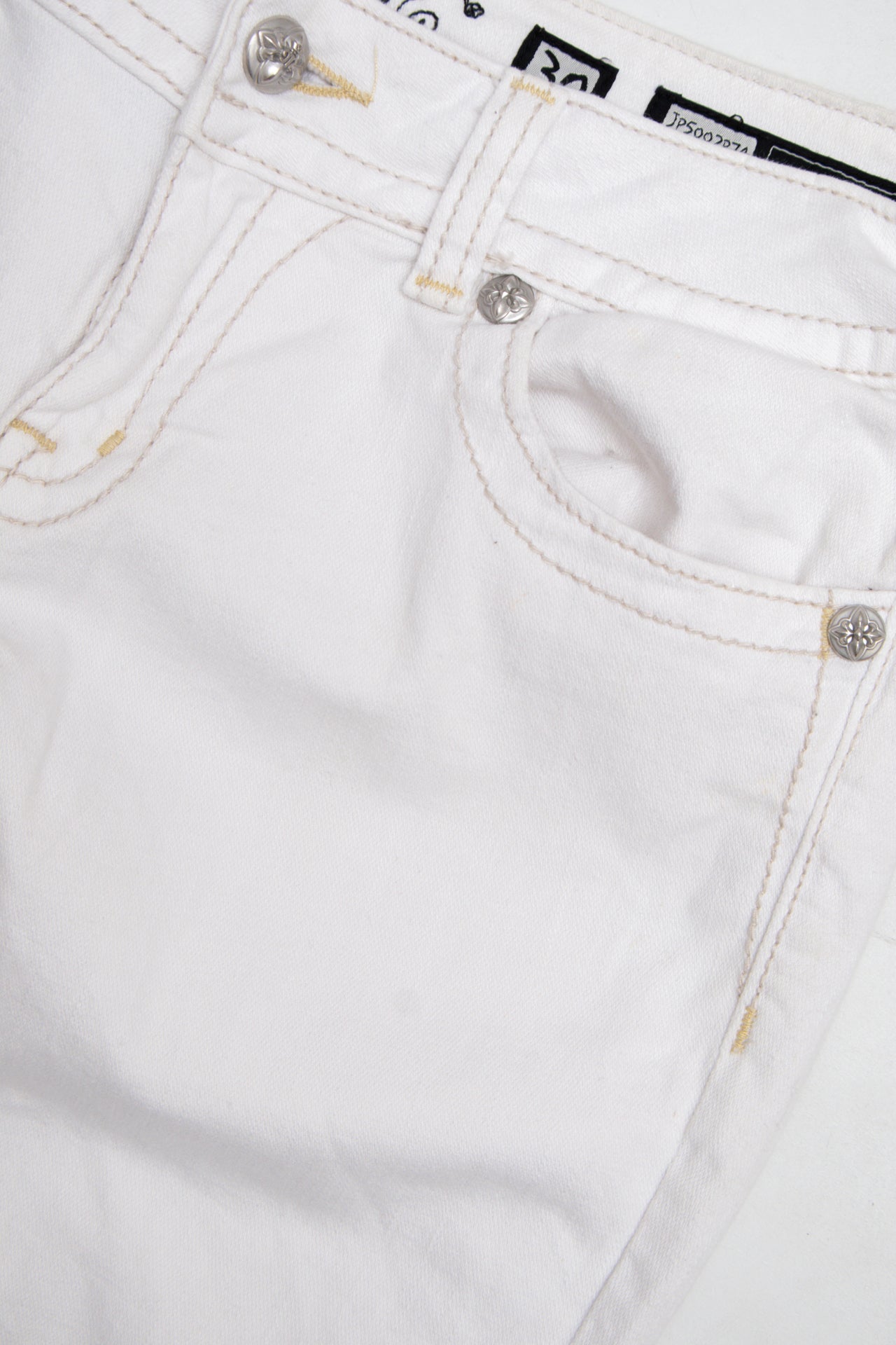 #136 Miss Me Pants White | c. 200 | Size 8