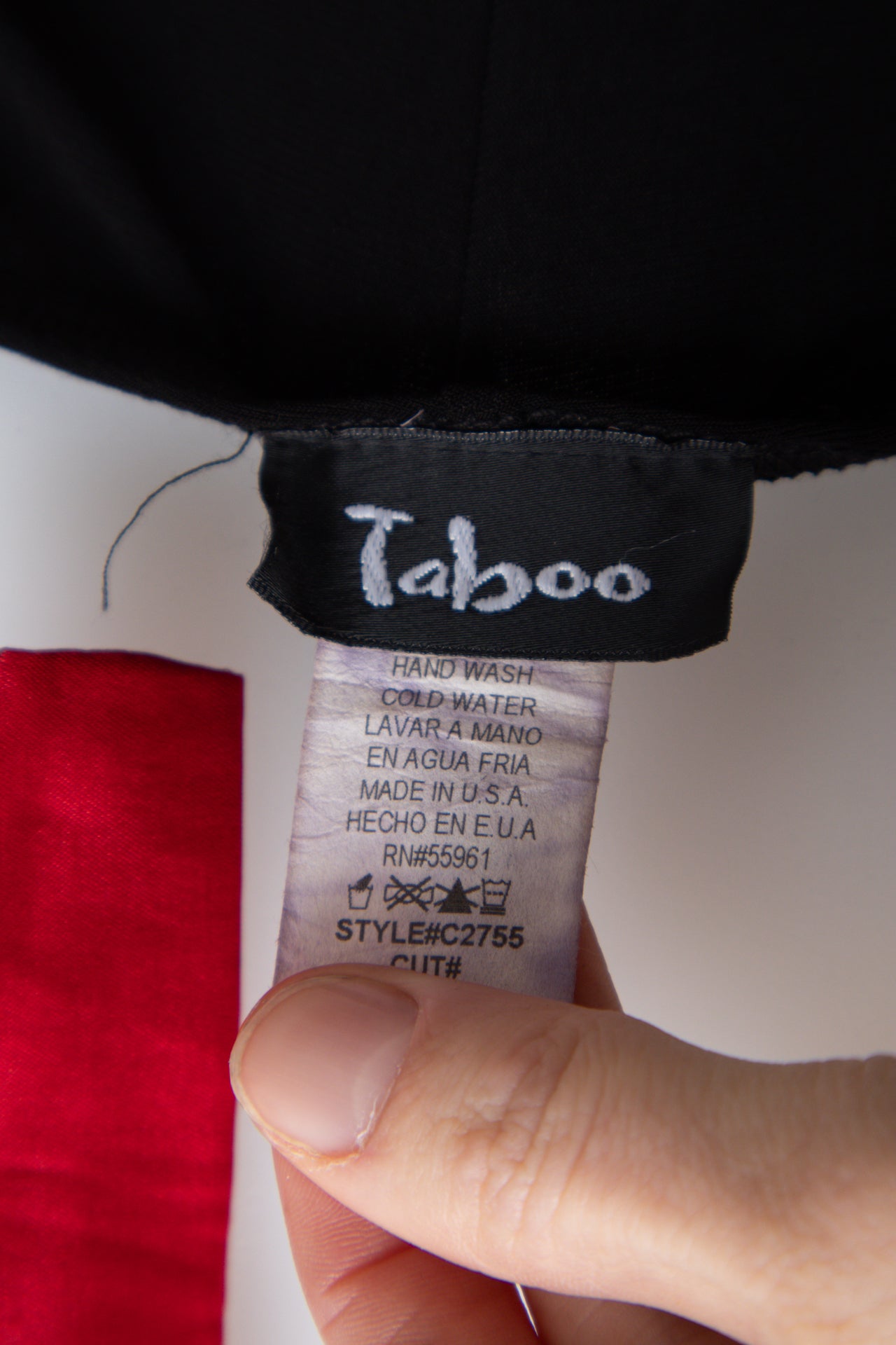 #116 Taboo Halter Top Black | c. 197 | Size 8/10