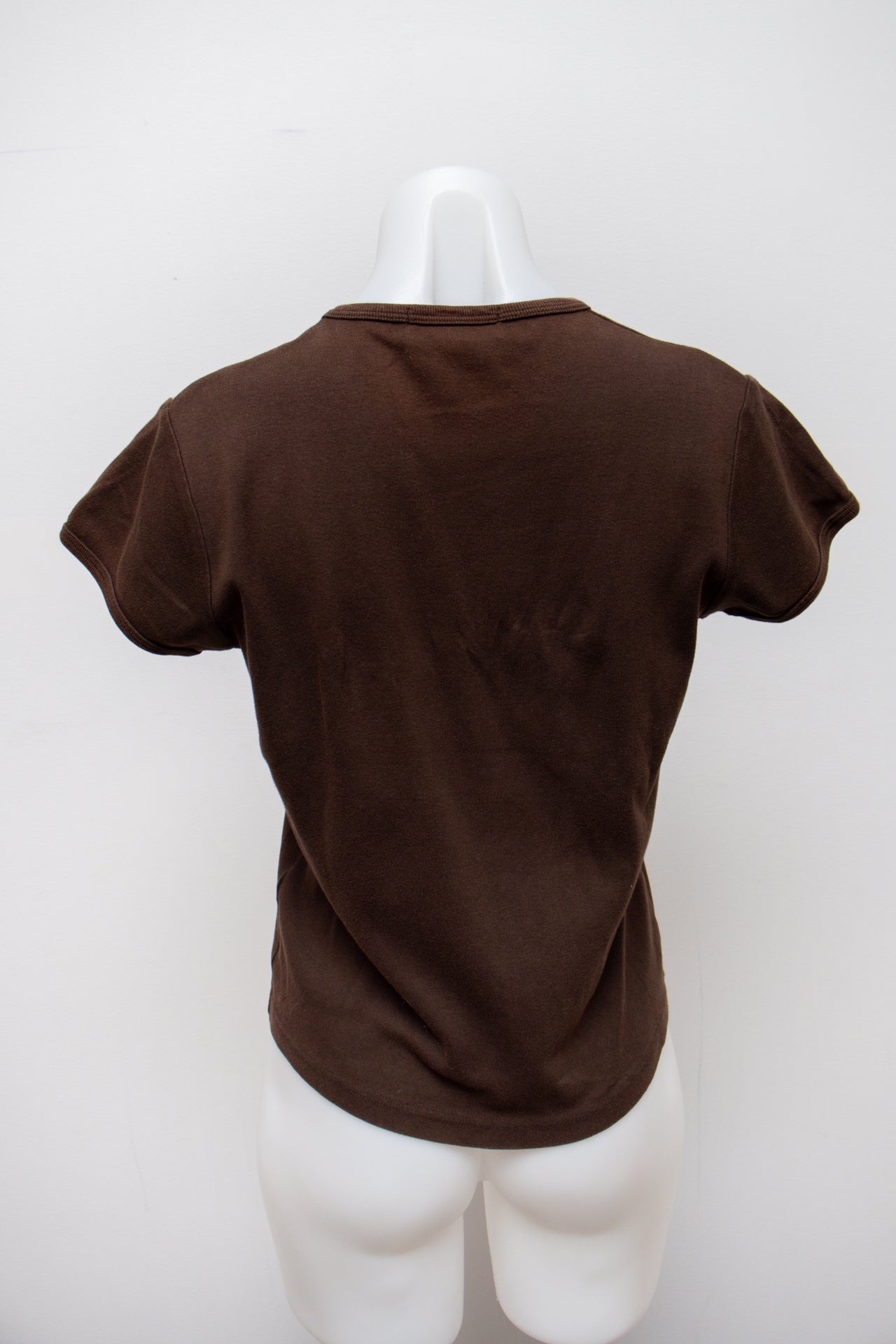 #08 Elle Models' Fashion T-shirt Brown | c. 192 | Size 10