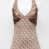 #48 Laundry By Shelli Segal Cami Top Brown | c. 197 | Size 8