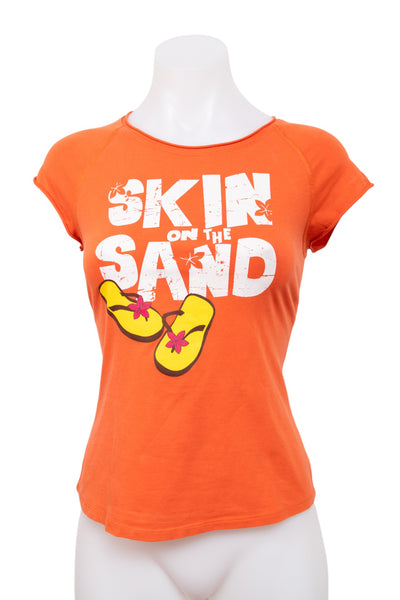 #165 Bsk T-shirt Orange | c. 206 | Size 8