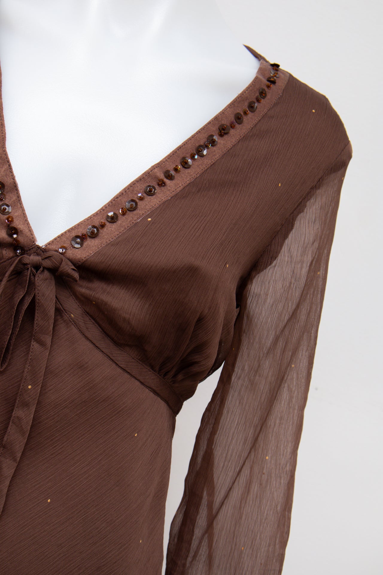 #58 Eyeshadow Cami Top Brown | c. 194 | Size 10.12
