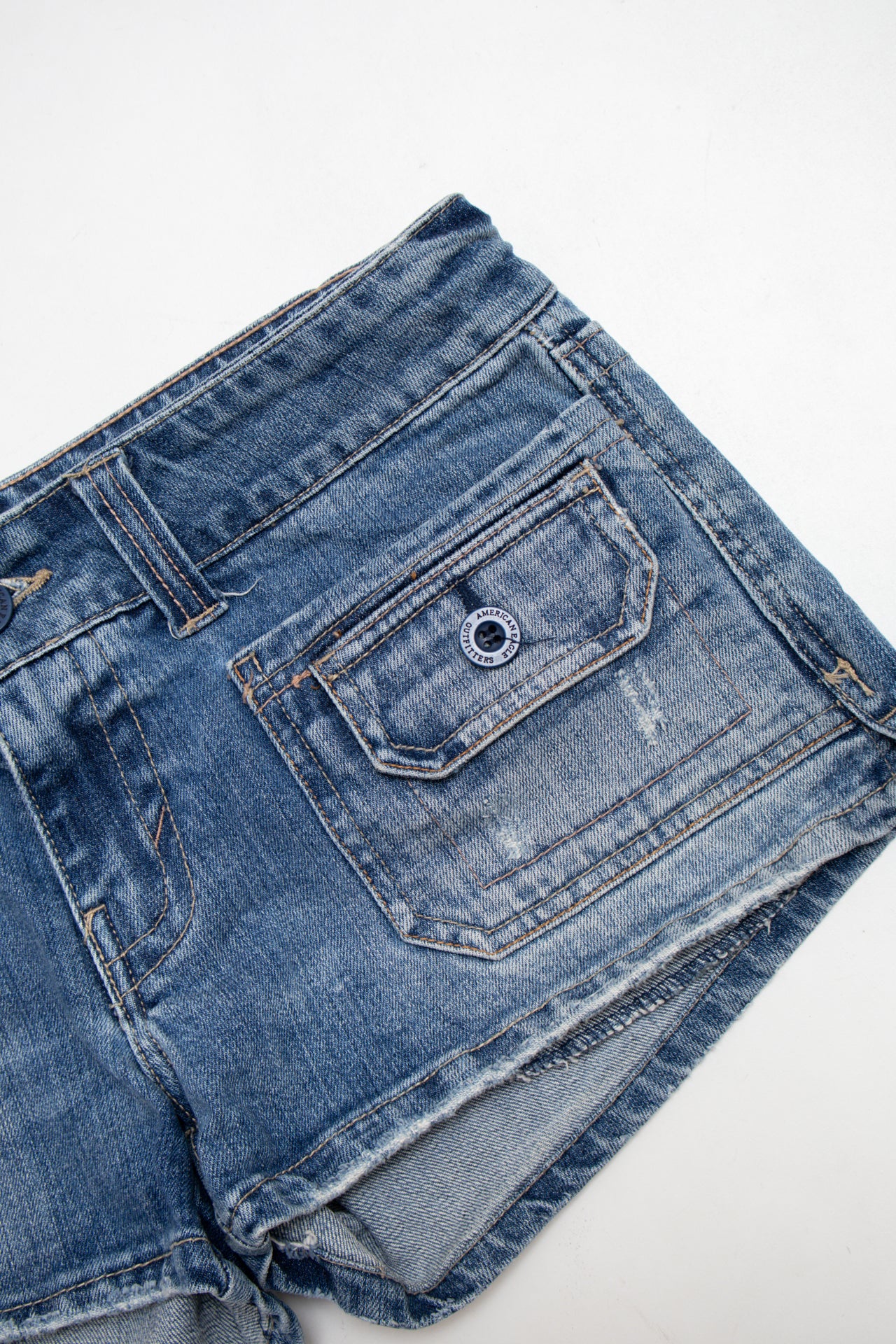 #068 American Eagle Outfitters Booty Short Blue | c. 213 | Size 6