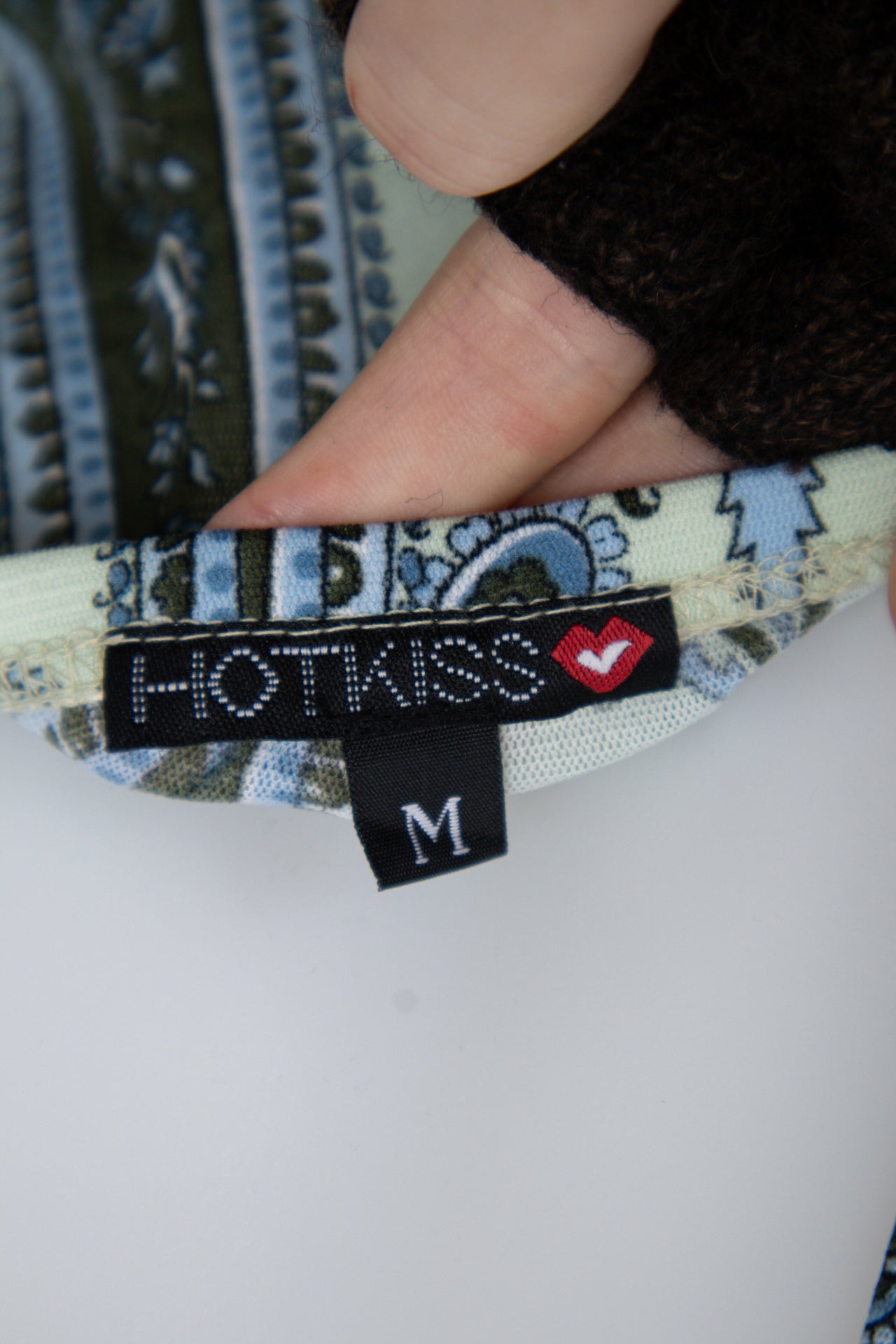 #001 Hot Kiss Halter Top Blue | c. 204 | Size 10