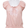 #025 Candie’s Short Sleeve Pink | c. 209 | Size 10