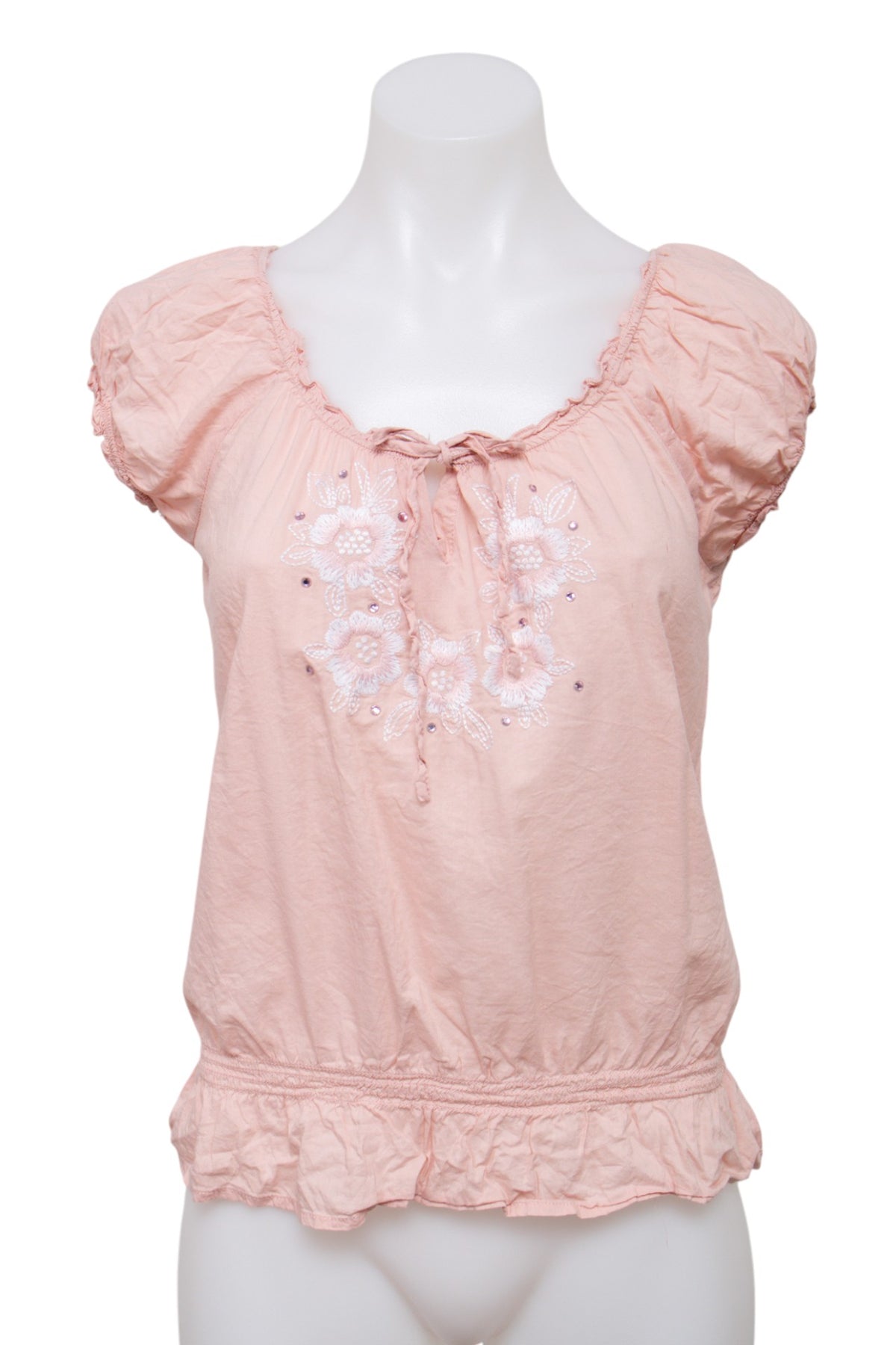 #025 Candie’s Short Sleeve Pink | c. 209 | Size 10