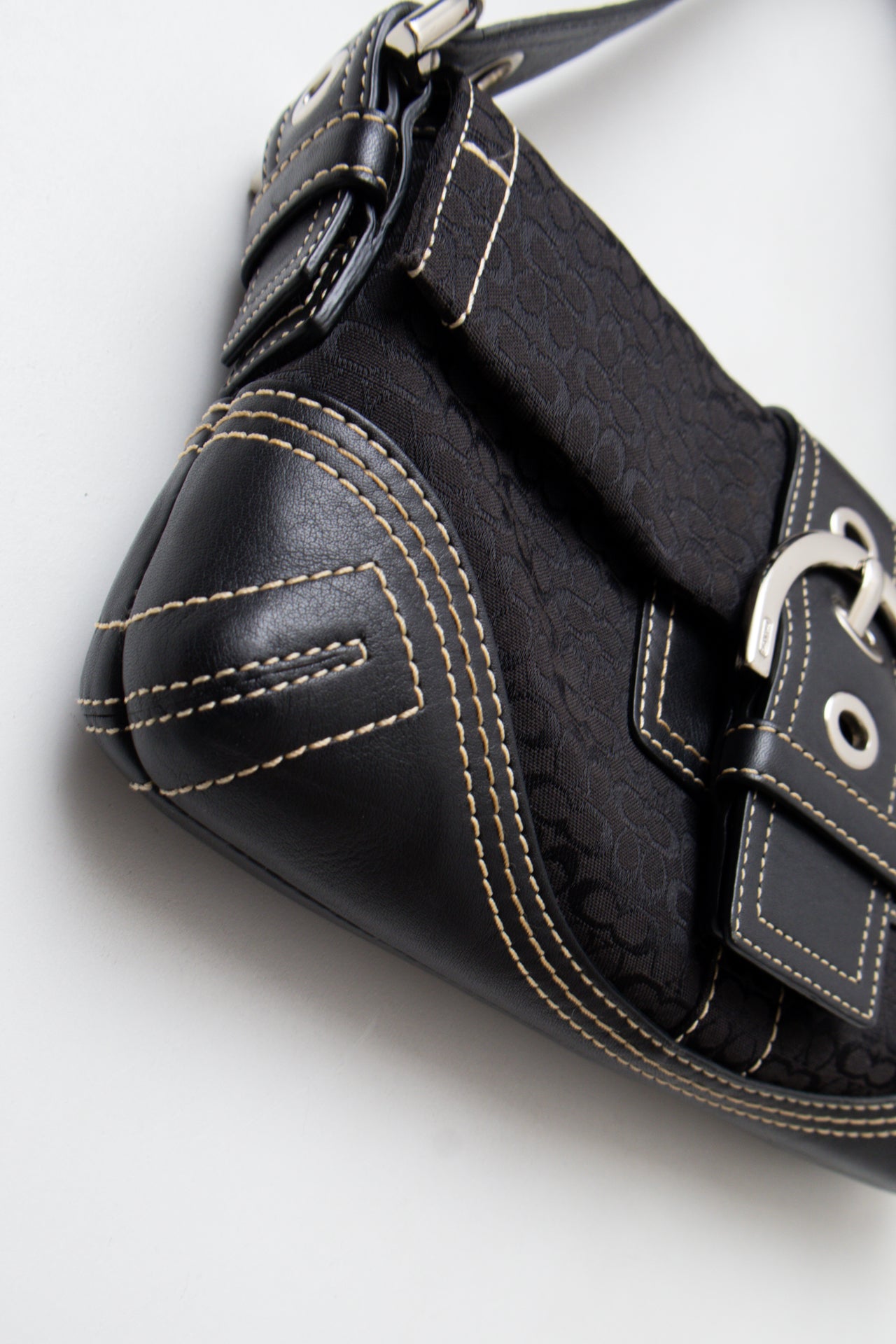 #191 Coach Shoulder Bag Black | c. 200 | Size