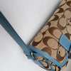 #196 Coach Shoulder Bag Blue | c. 202 | Size