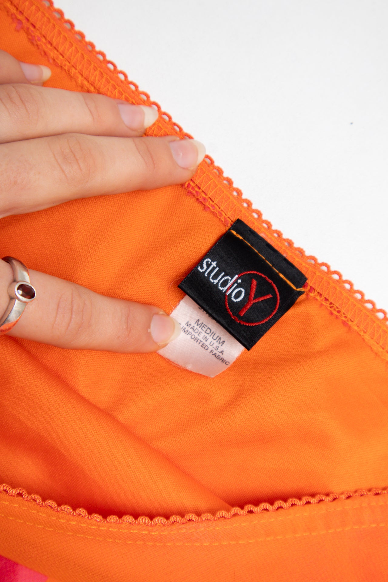 #183 Studio Y Skirt Orange | c. 194 | Size 6/8