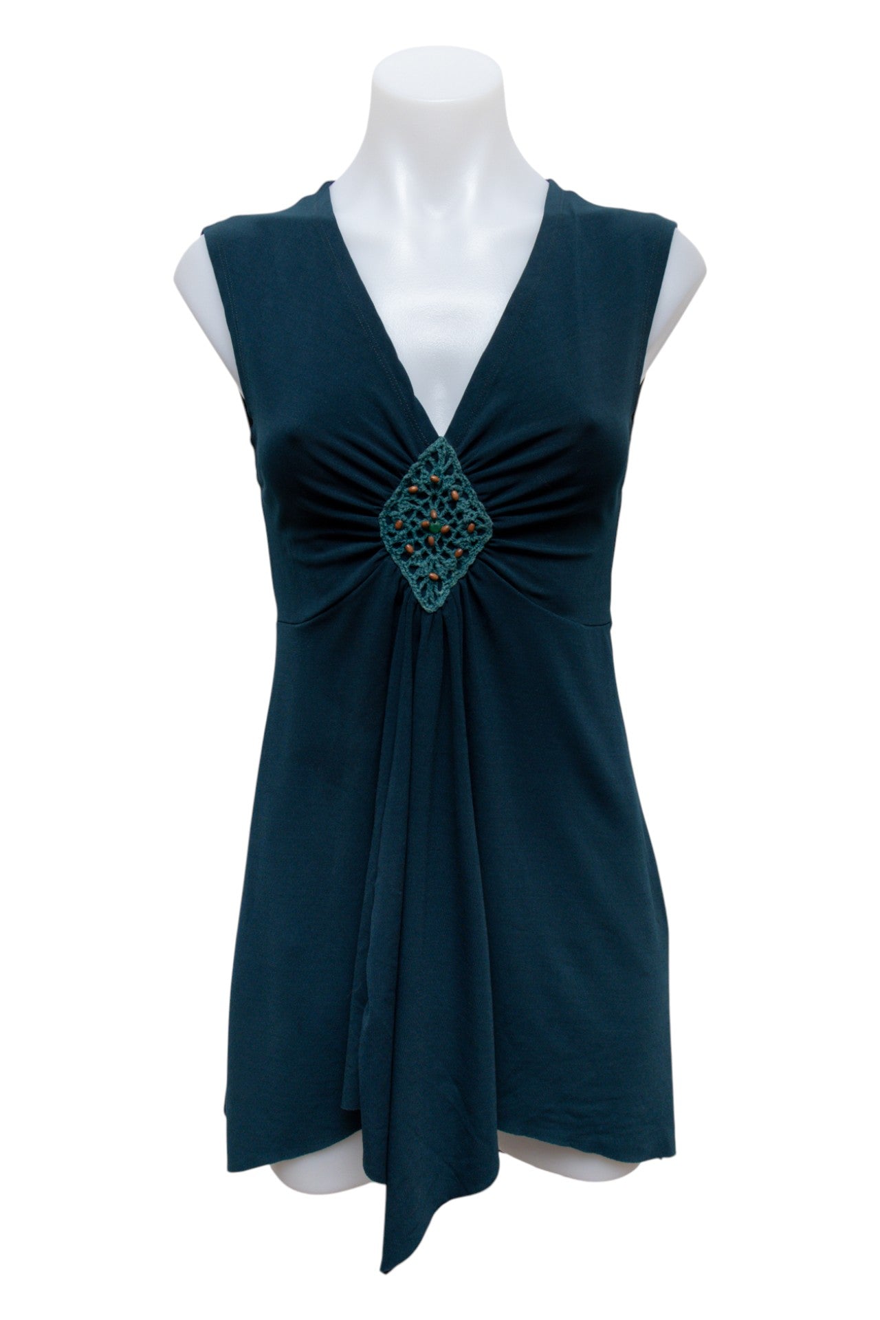 #38 Daniel Laurent Cami Top Green | c. 192 | Size 8