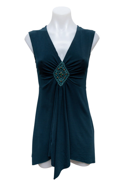 #38 Daniel Laurent Cami Top Green | c. 192 | Size 8