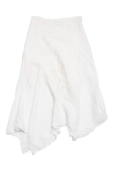 #120 Garnet Hill Skirt White | c. 201 | Size 6